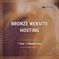 Bronze Website Hosting: 1 Year + 3 Months Free