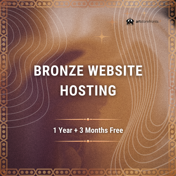 Bronze Website Hosting: 1 Year + 3 Months Free