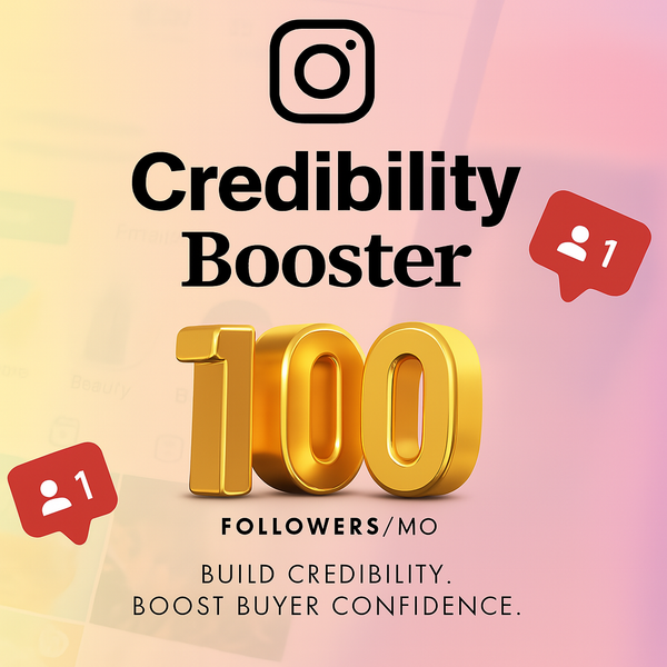 Instagram Credibility Booster (11th Anniversary Sale)